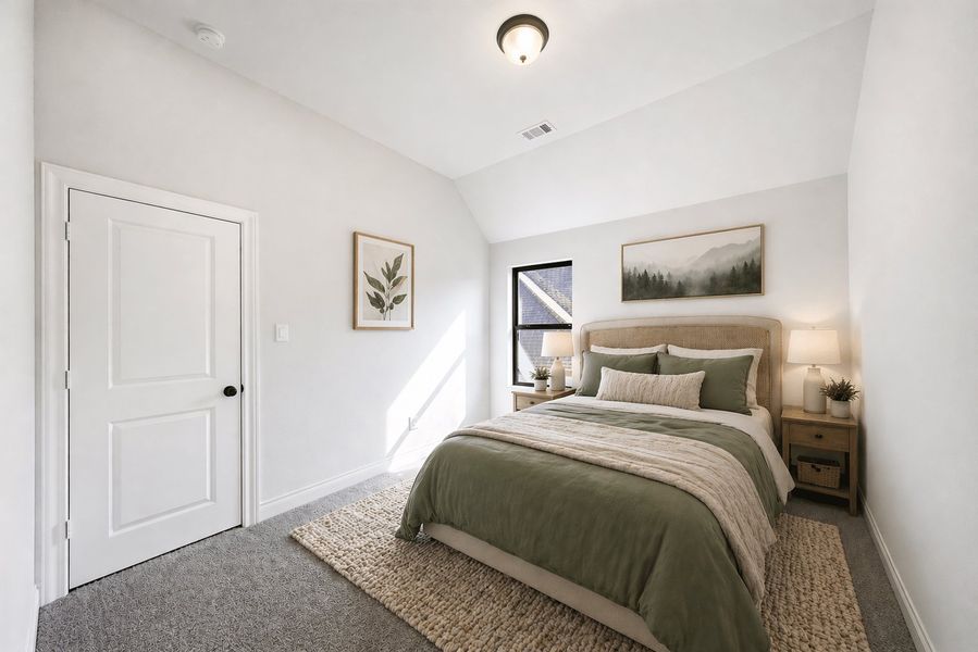 Furnished interior view inside a new home in The Highlands 55′, Porter (Image 13).