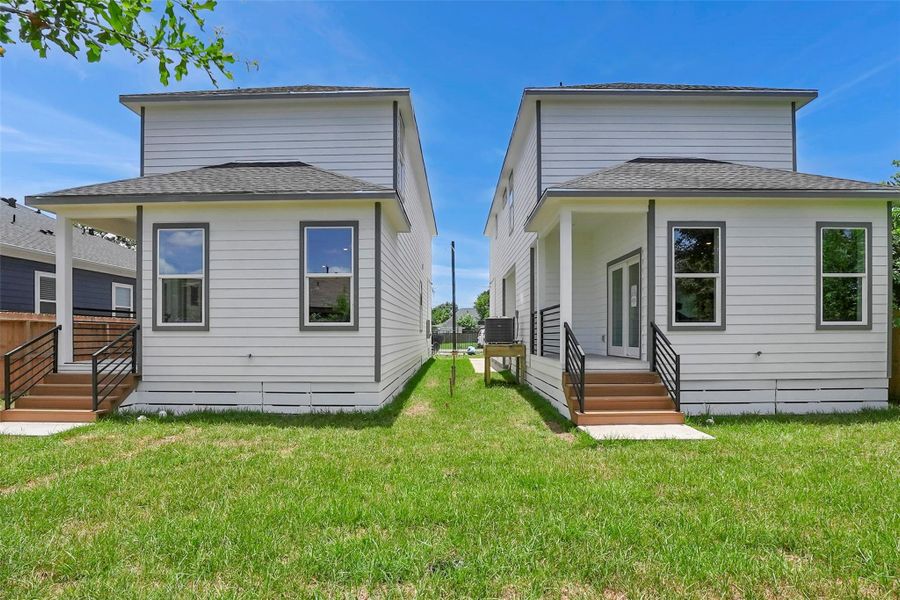 Backyard 4833 & 4835 Paula Duplex Backyard 4833 & 4835 Paula Duplex