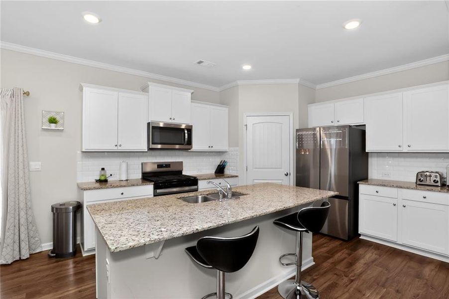 Furnished interior view inside a new home in , Buford (Image 18).