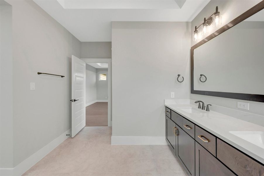 Furnished interior view inside a new home in Easthaven at Bridgeland Central - Horizon Collection, Cypress (Image 3).