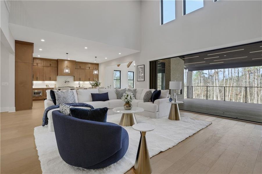 Furnished interior view inside a new home in , Milton (Image 13).