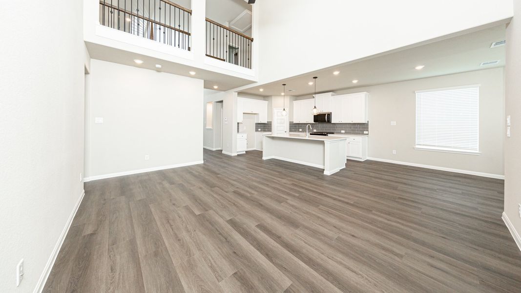 Family Room to Kitchen and Dining Area Family Room to Kitchen and Dining Area