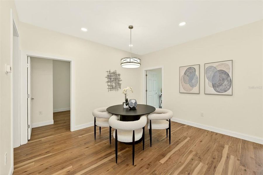 Furnished interior view inside a new home in , St. Petersburg (Image 15).