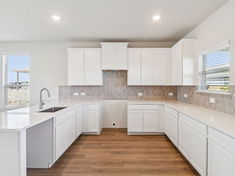 Furnished interior view inside a new home in Royal Crest, San Antonio (Image 7).