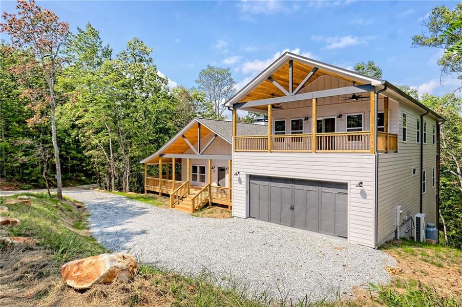 Front exterior of a new home in , Clayton, GA, highlighting curb appeal (Image 26).