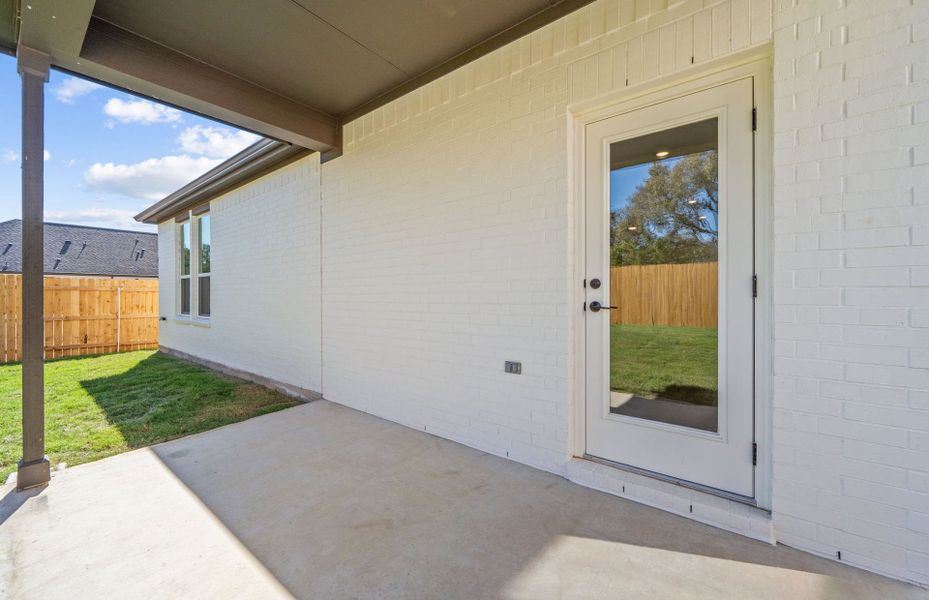 Exterior details and patio area of a home in Woodside, Georgetown (Image 25). Exterior details and patio area of a home in Woodside, Georgetown (Image 25).