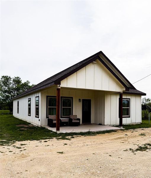 Exterior details and patio area of a home in , Wortham (Image 3).