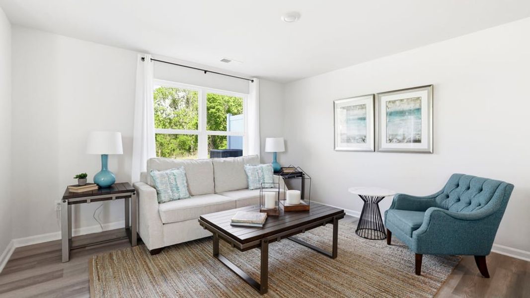Furnished interior view inside a new home in Tanglewood Townes, Greenville (Image 5).