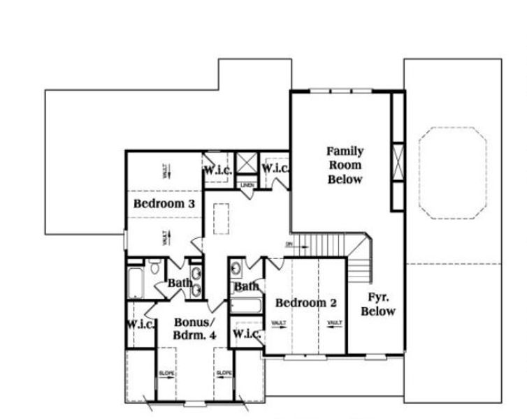 2D floor plan layout of this home in Stonegate, Monroe, GA (Image 3). 2D floor plan layout of this home in Stonegate, Monroe, GA (Image 3).