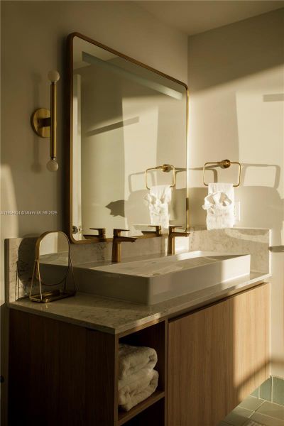 Close-up of interior finishes inside a home in , Miami (Image 17).