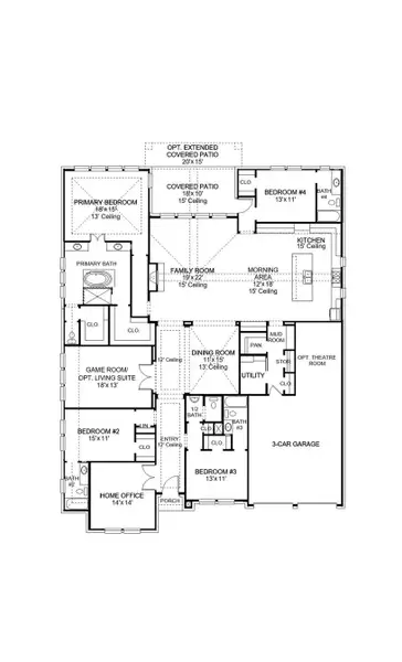 View of room layout View of room layout