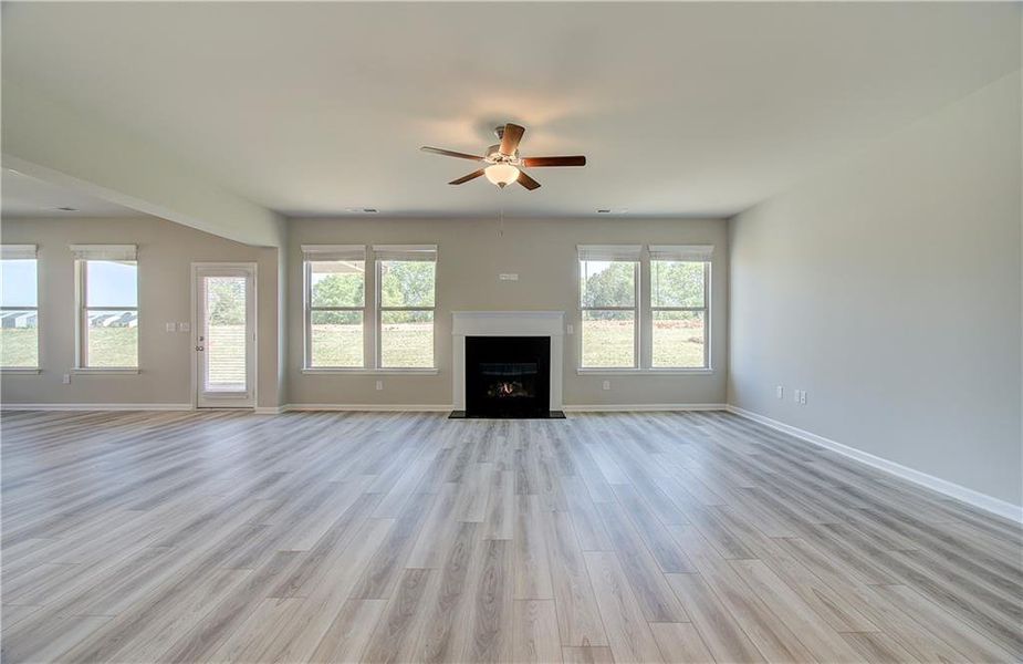 Spacious, unfurnished interior of a new home in Cambria at Traditions, Hampton (Image 10). Spacious, unfurnished interior of a new home in Cambria at Traditions, Hampton (Image 10).