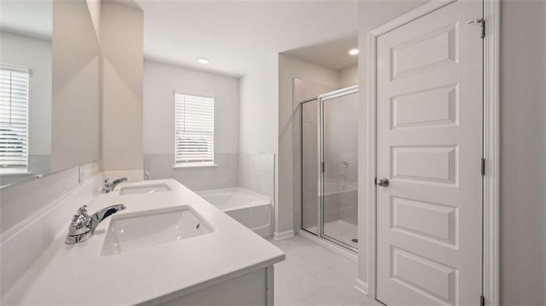 Furnished interior view inside a new home in Teamon Pointe, Griffin (Image 5).