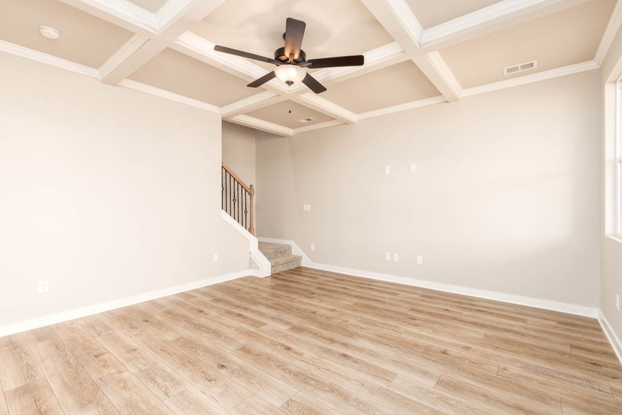 Representative unfurnished interior of a home built from the Cypress w/ Bonus Rm by Nason Homes in Woodland Farms, Dickson (Image 18).