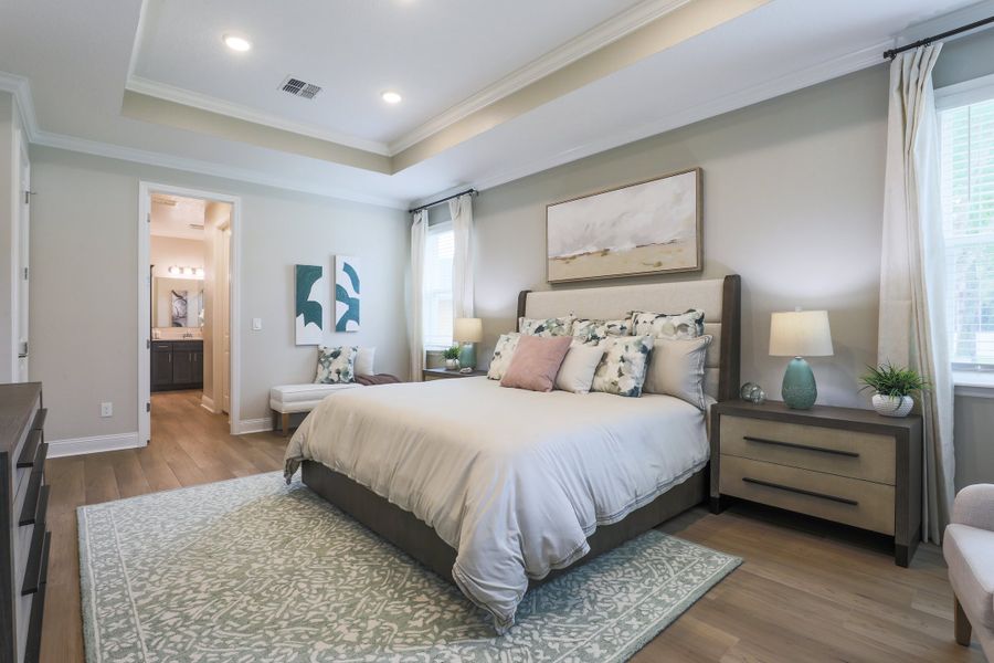 Representative furnished interior of a home built from the Livorno by Maronda Homes in Coastal Communities, Edgewater (Image 15).