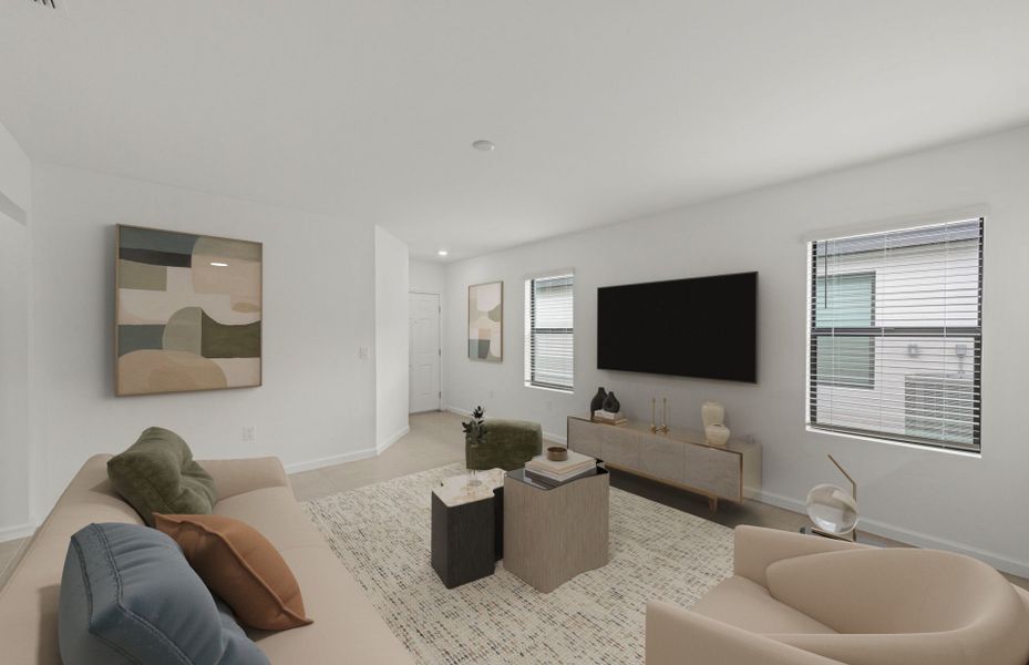 Furnished interior view inside a new home in Caloosa Cove, Labelle (Image 11).