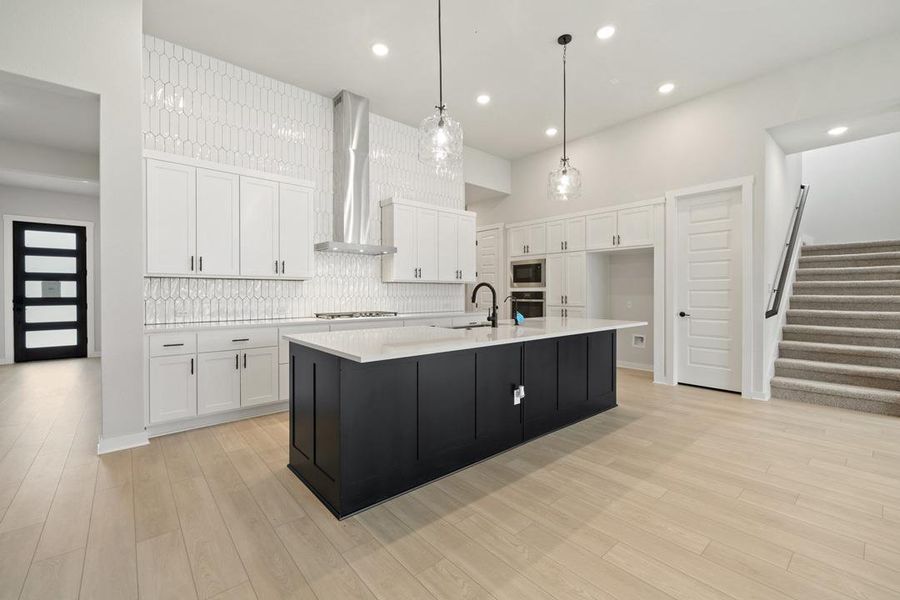Furnished interior view inside a new home in Capitol Collection at Lariat, Liberty Hill (Image 9). Furnished interior view inside a new home in Capitol Collection at Lariat, Liberty Hill (Image 9).