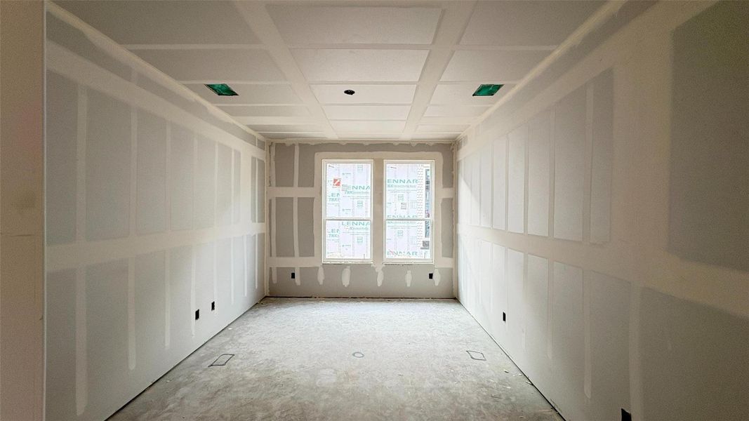 Actual progress of your home.