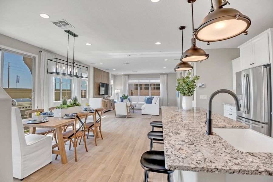 Furnished interior view inside a new home in Ironwood Villages at North Creek, Queen Creek (Image 33).