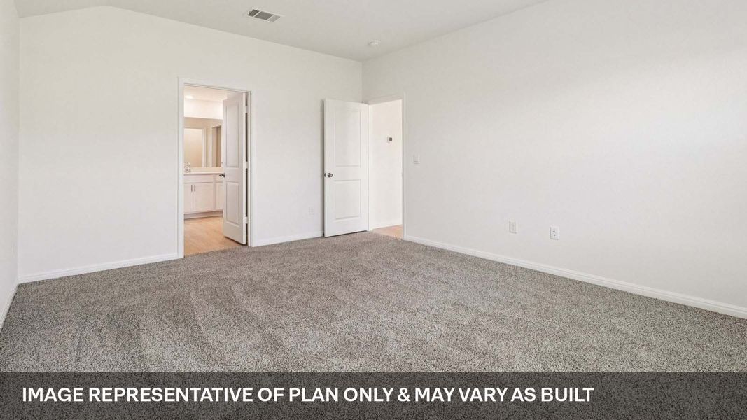 Representative unfurnished interior of a home built from the The Irvine by D.R. Horton in Carillon, Manor (Image 17).