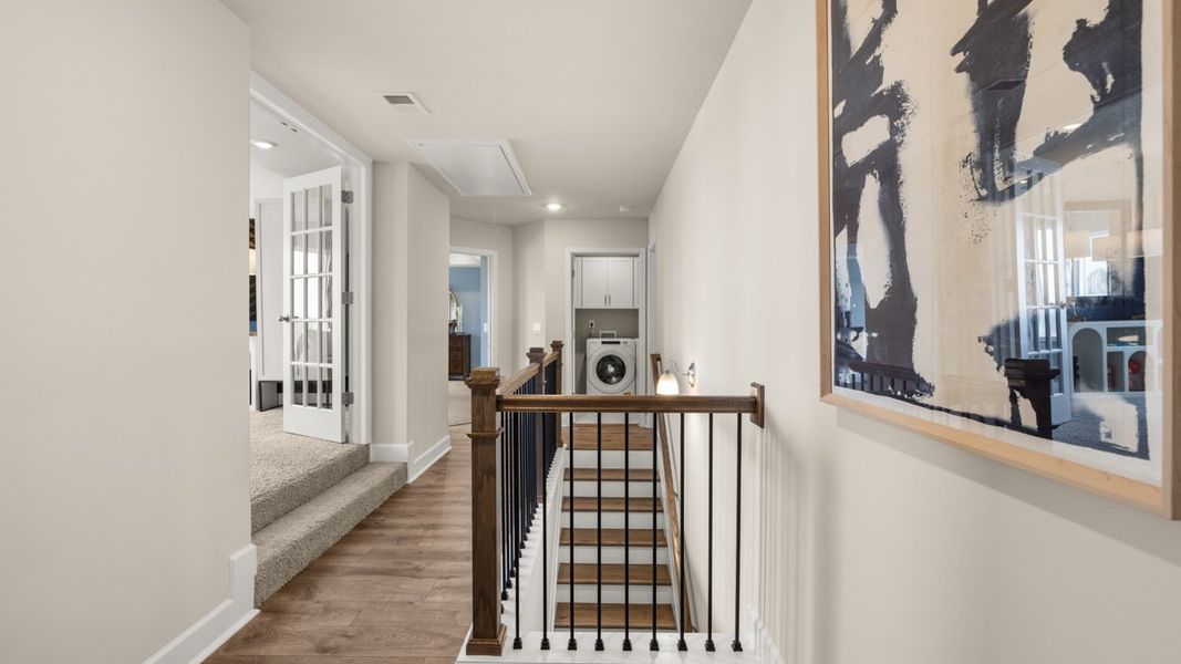 Representative furnished interior of a home built from the Savannah by D.R. Horton in Evergreen Crossing, Locust Grove (Image 32).