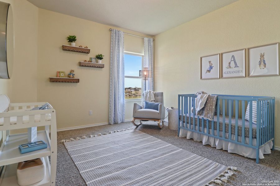 Furnished interior view inside a new home in Blue Ridge Ranch, San Antonio (Image 34).