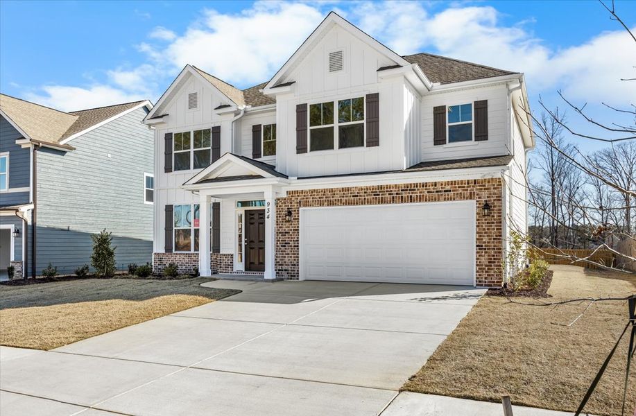 Front exterior of a new home in Tillery Park, Grovetown, GA, highlighting curb appeal (Image 19).