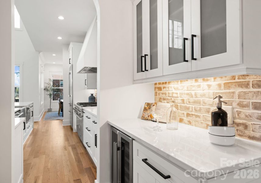 Furnished interior view inside a new home in , Charlotte (Image 33).