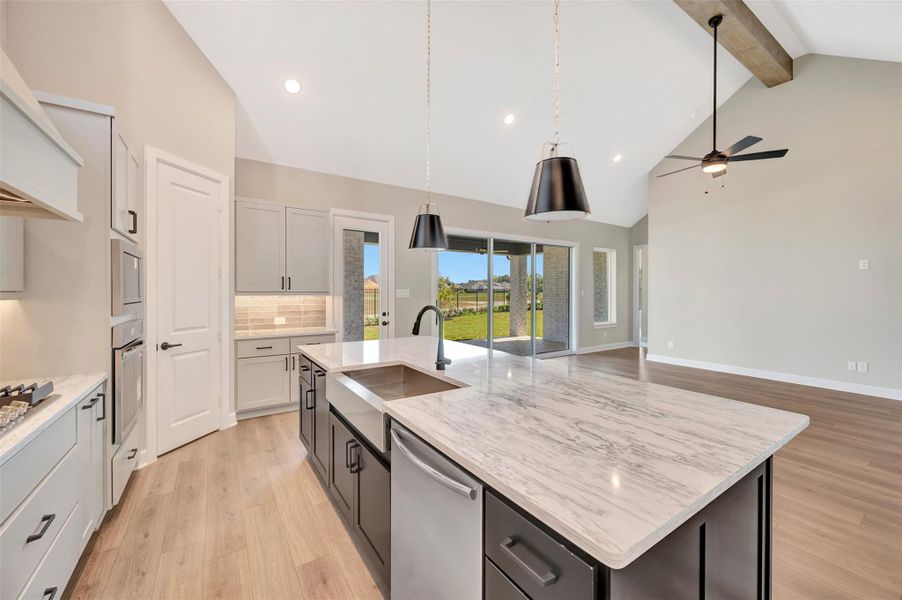 Furnished interior view inside a new home in ARTAVIA - Parkview Collection, Conroe (Image 15).