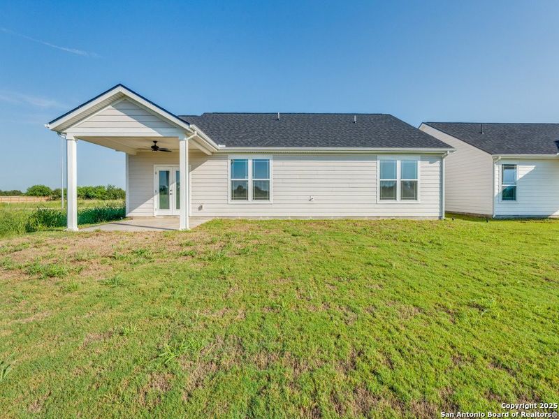 Front exterior of a new home in Marion Park, Marion, TX, highlighting curb appeal (Image 2).