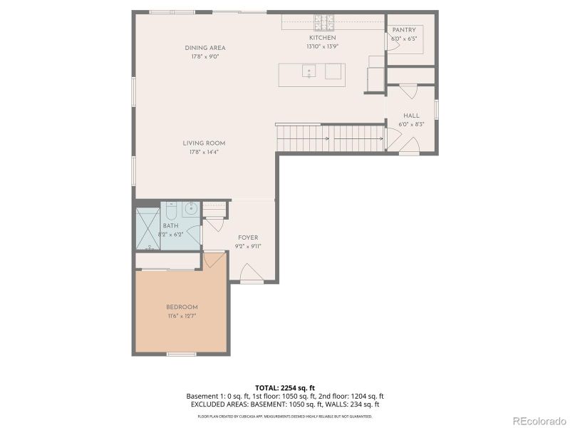 2D floor plan layout of this home in Painted Prairie, Aurora, CO (Image 5).