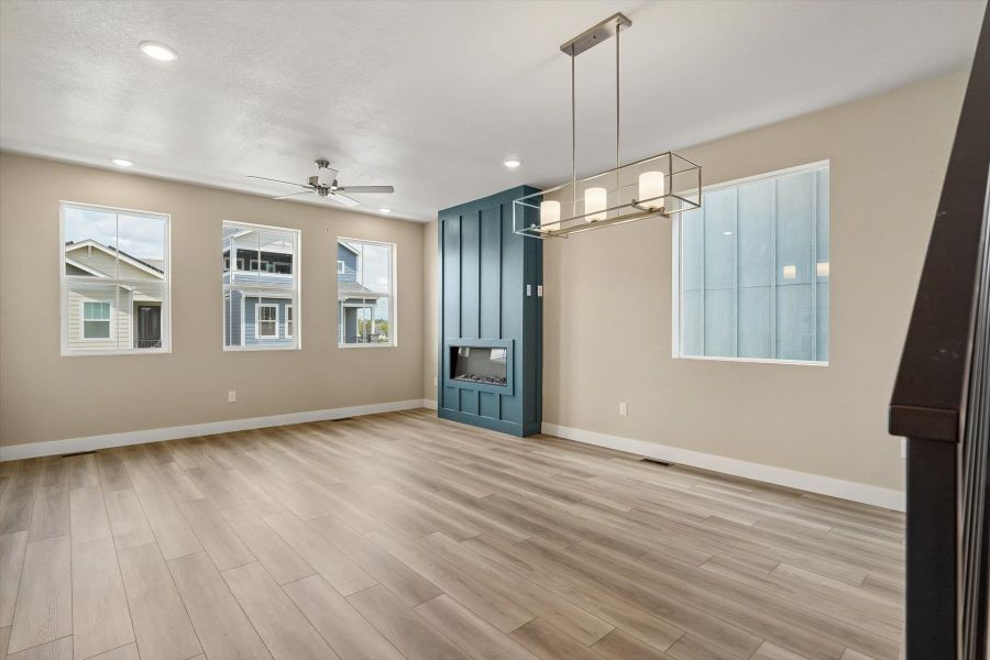 Spacious, unfurnished interior of a new home in Pony Park, Colorado Springs (Image 15). Spacious, unfurnished interior of a new home in Pony Park, Colorado Springs (Image 15).