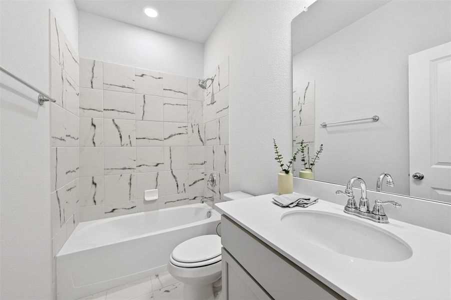 Furnished interior view inside a new home in Tarrytown, Crowley (Image 5).