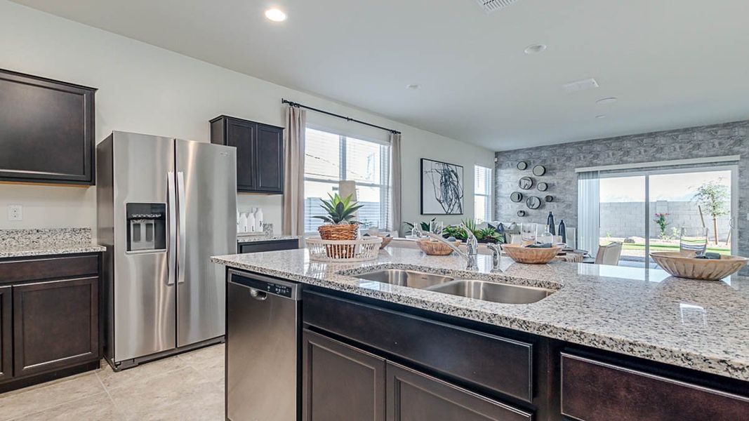 Representative furnished interior of a home built from the Palo Verde by D.R. Horton in The Lakes at Rancho El Dorado, Maricopa (Image 6).