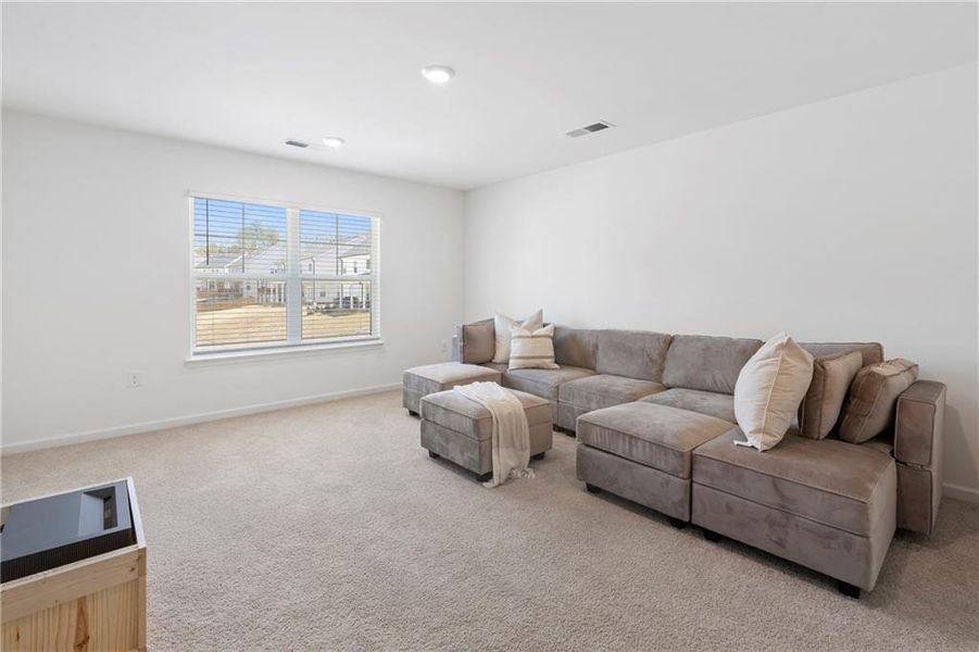 Furnished interior view inside a new home in Water Oak Estates, Lawrenceville (Image 10).