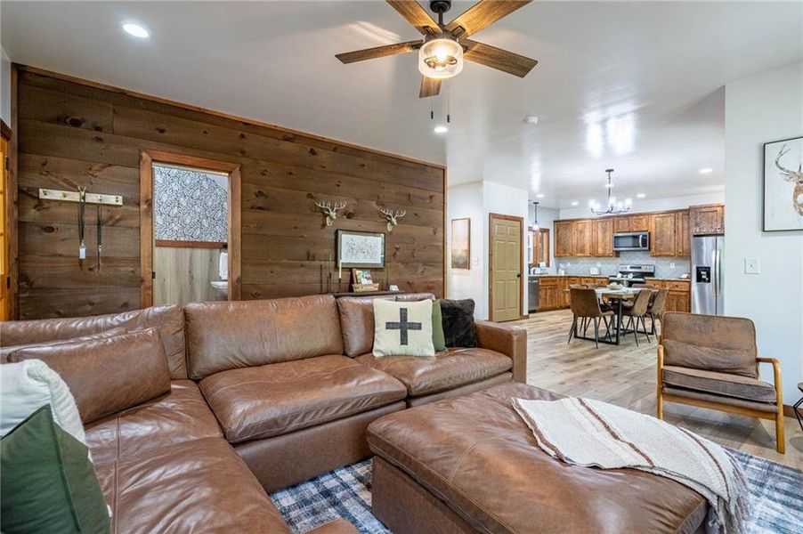 Furnished interior view inside a new home in , Ellijay (Image 11).