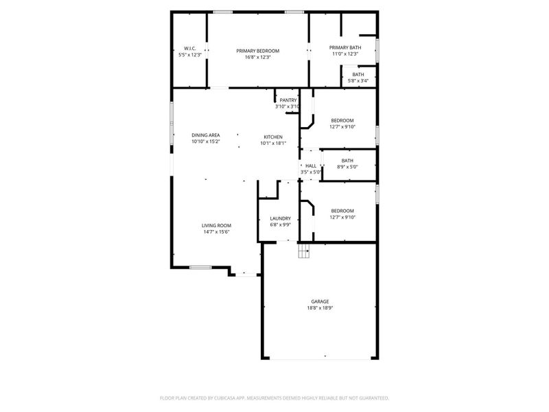 2D floor plan layout of this home in , Snook, TX (Image 5).