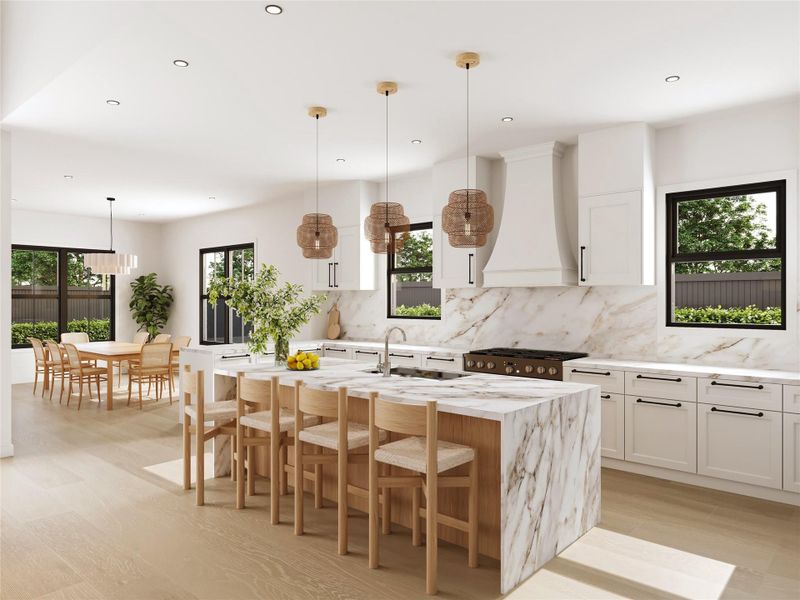 Your spacious open-concept layout blends the kitchen and dining areas beautifully, creating a bright and inviting setting for family meals, celebrations, and effortless entertaining.