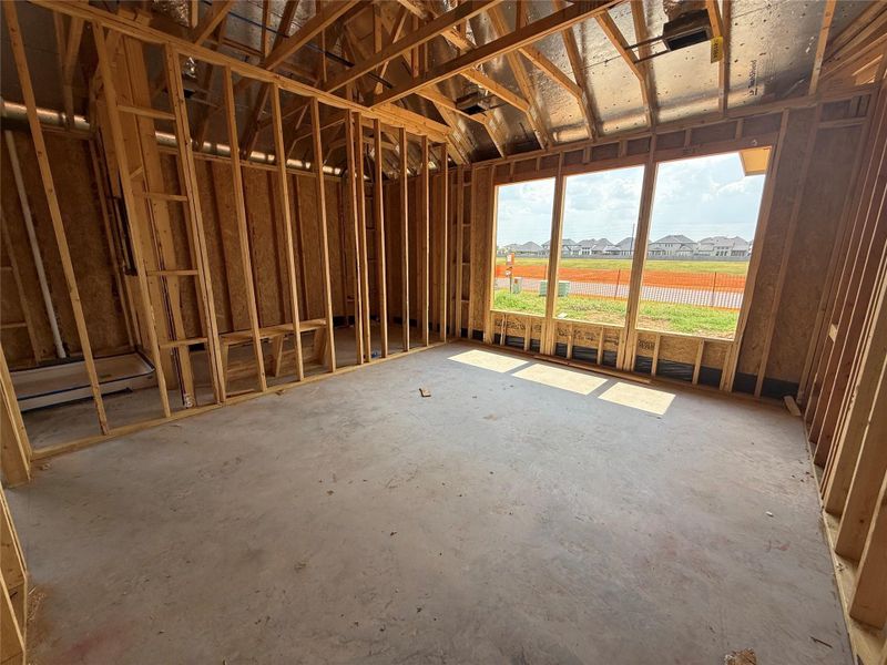 Primary bedroom with lake view Primary bedroom with lake view