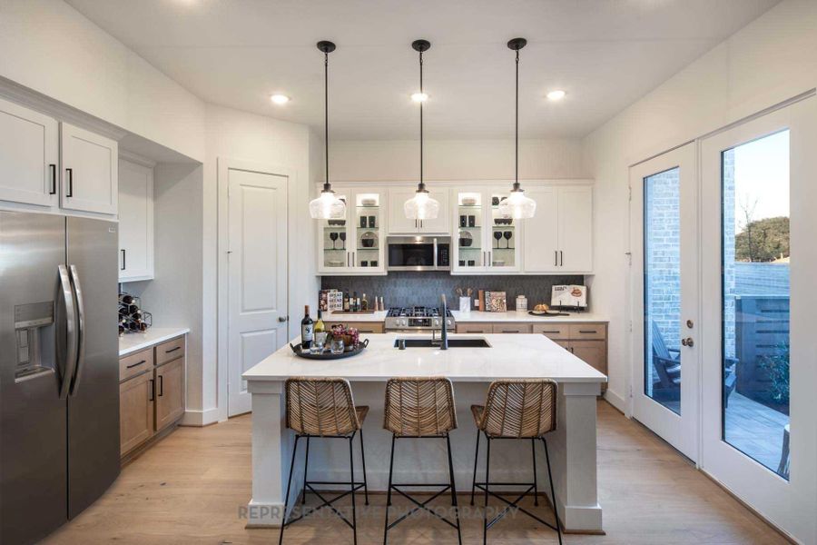 Furnished interior view inside a new home in Bridgeland Central: The Cottages, Cypress (Image 25).