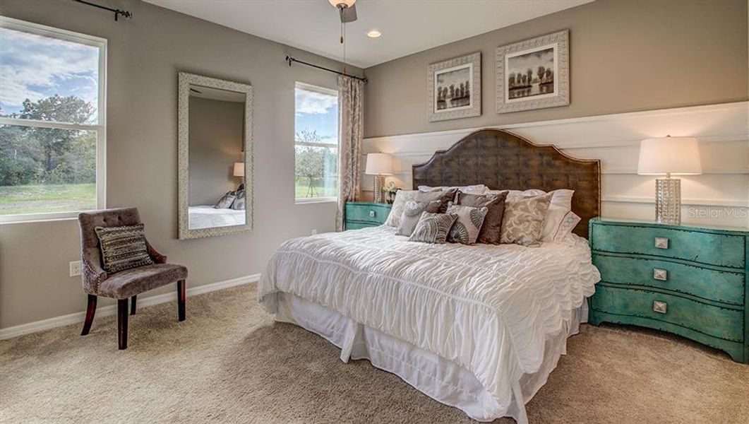 Furnished interior view inside a new home in Mockingbird Reserve at Winding Oaks, Ocala (Image 8).