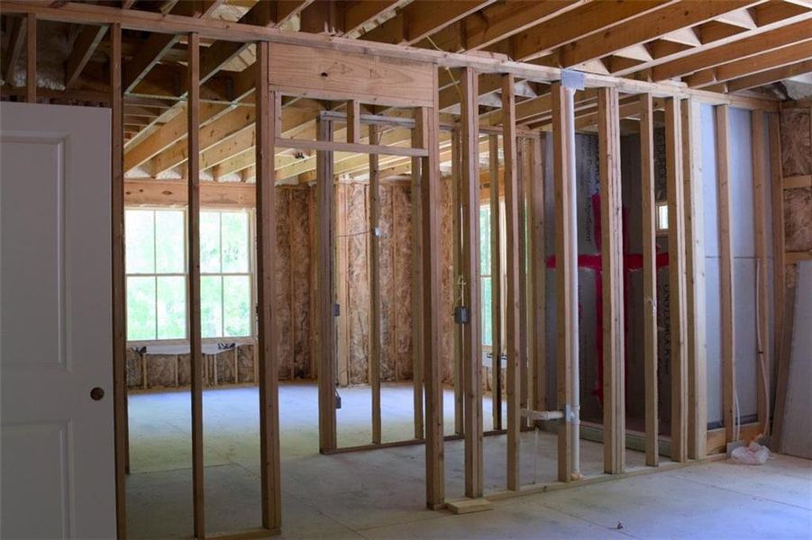 In-progress construction of a new home in , Roswell, GA (Image 55). In-progress construction of a new home in , Roswell, GA (Image 55).