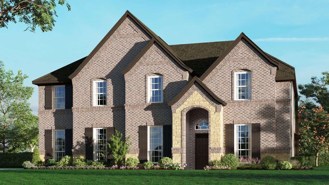 Representative exterior photo of a completed home built from the Concept 3135 by Risewell Homes in Silo Mills, Joshua, TX (Image 7). Representative exterior photo of a completed home built from the Concept 3135 by Risewell Homes in Silo Mills, Joshua, TX (Image 7).