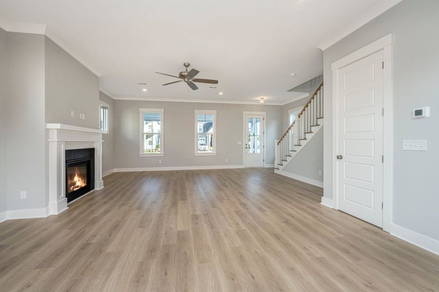 Representative unfurnished interior of a home built from the Moultrie by Homes by Dickerson in Nexton, Summerville (Image 14).