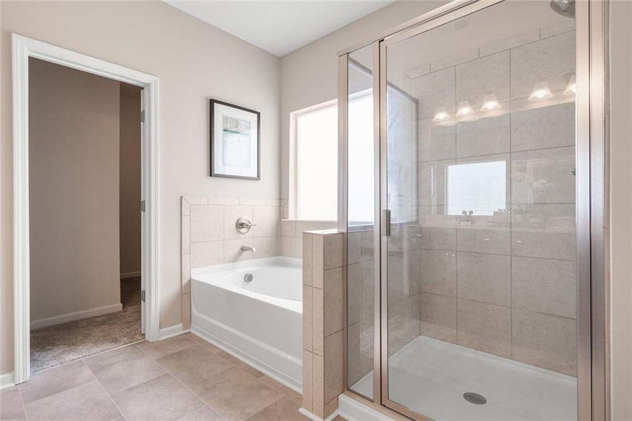 Furnished interior view inside a new home in Garrett Preserve, Douglasville (Image 12).