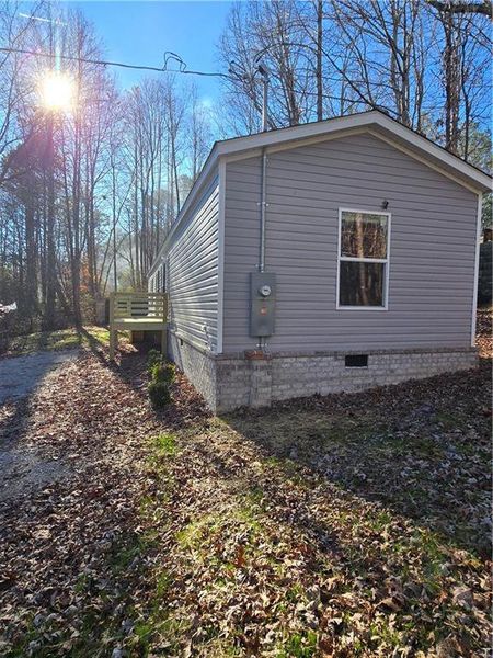 Exterior details and patio area of a home in , Talking Rock (Image 14). Exterior details and patio area of a home in , Talking Rock (Image 14).