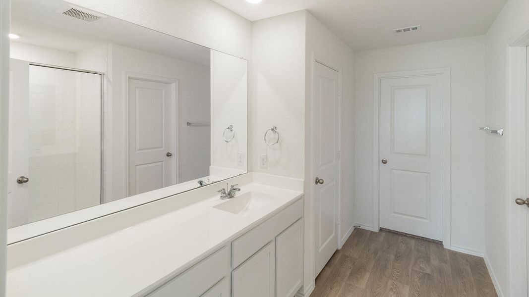 Furnished interior view inside a new home in Valverde, Bastrop (Image 3).