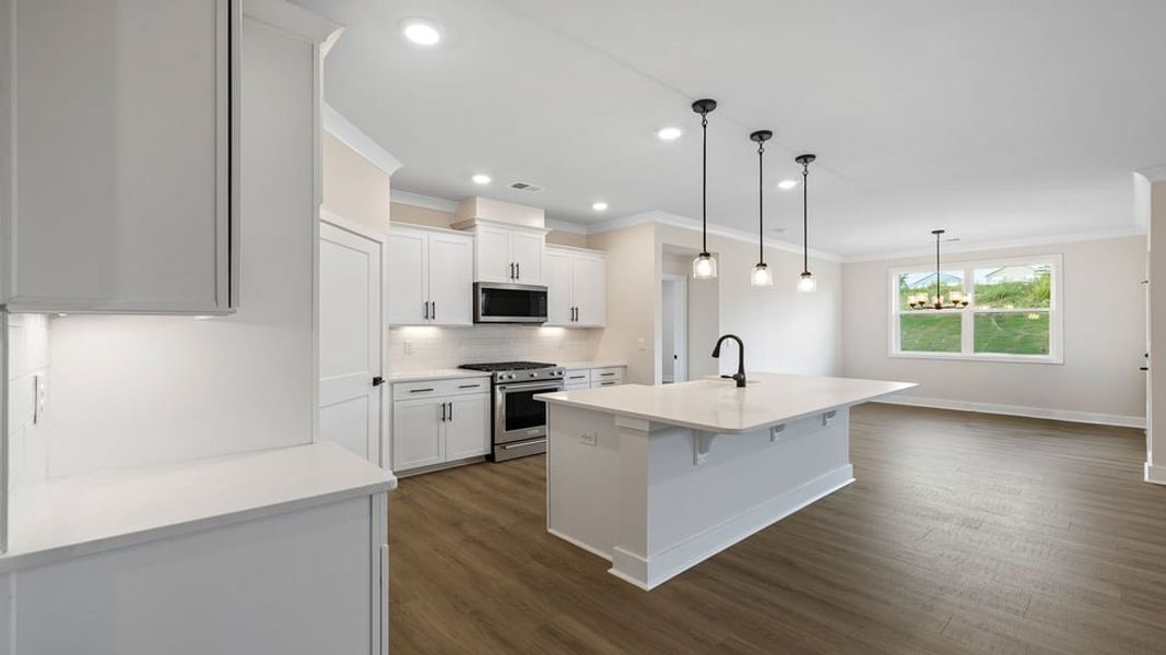 Furnished interior view inside a new home in Cottonwood Ridge, Piedmont (Image 8).