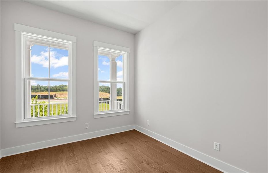 Spacious, unfurnished interior of a new home in Traditions of Braselton, Jefferson (Image 15).