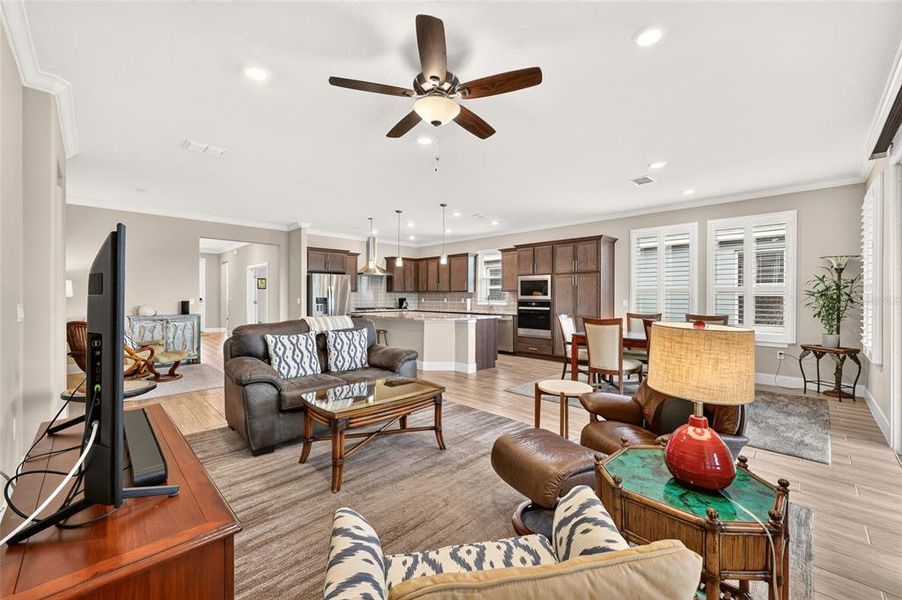 Furnished interior view inside a new home in , Ocala (Image 8).
